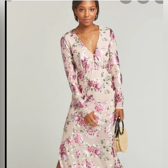 Show Me Your MuMu Carmella long sleeve floral maxi - NWT - Picture 2 of 6